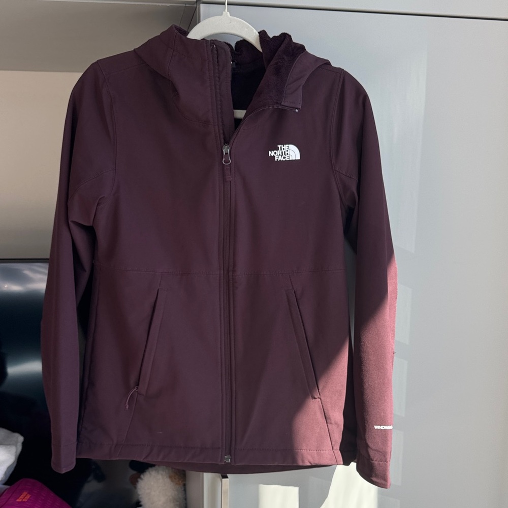The North Face Burgundy Hooded Jacket